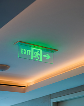 Flame Proof Exit Light